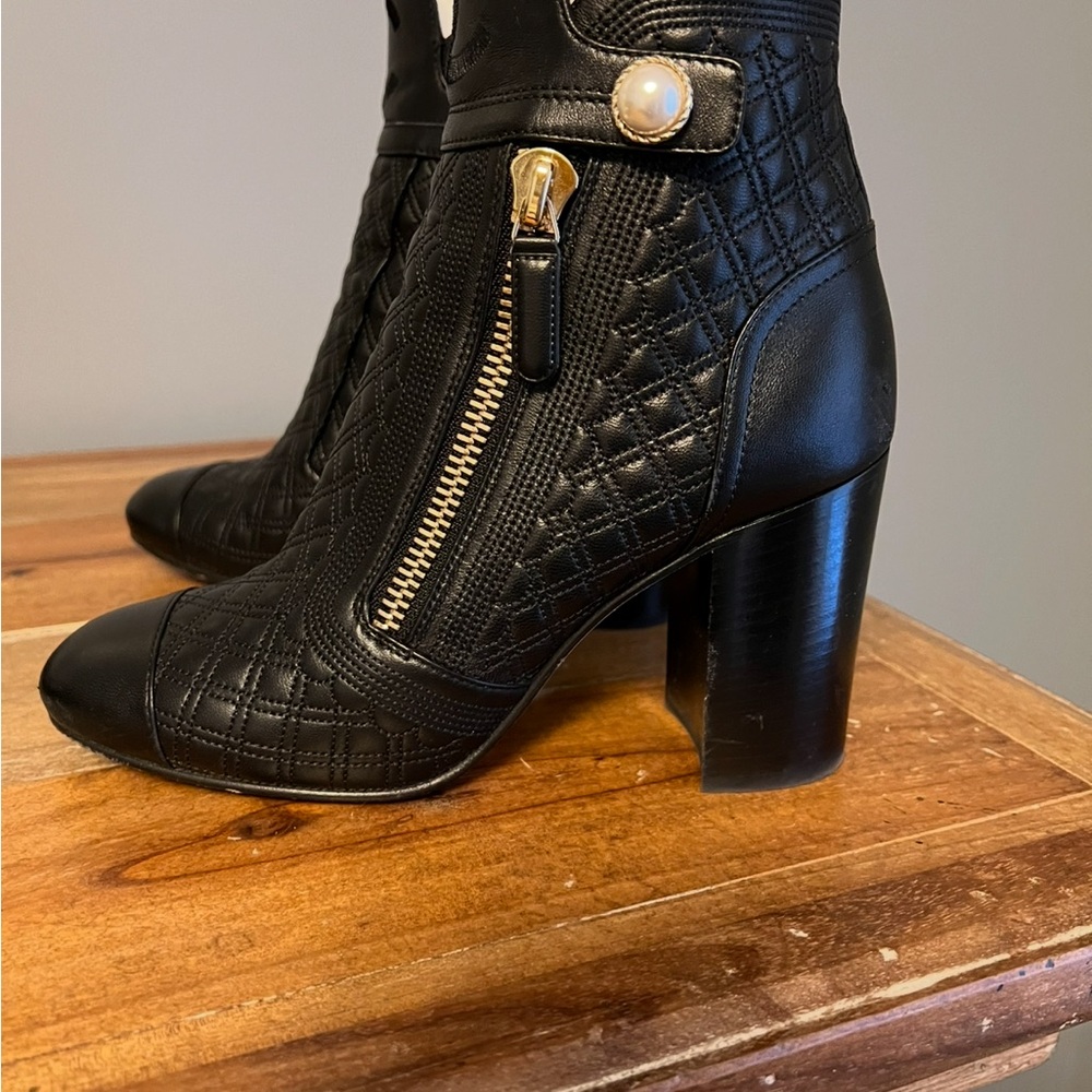 Chanel Lambskin Quilted Ankle Boots - Picture 3 of 6